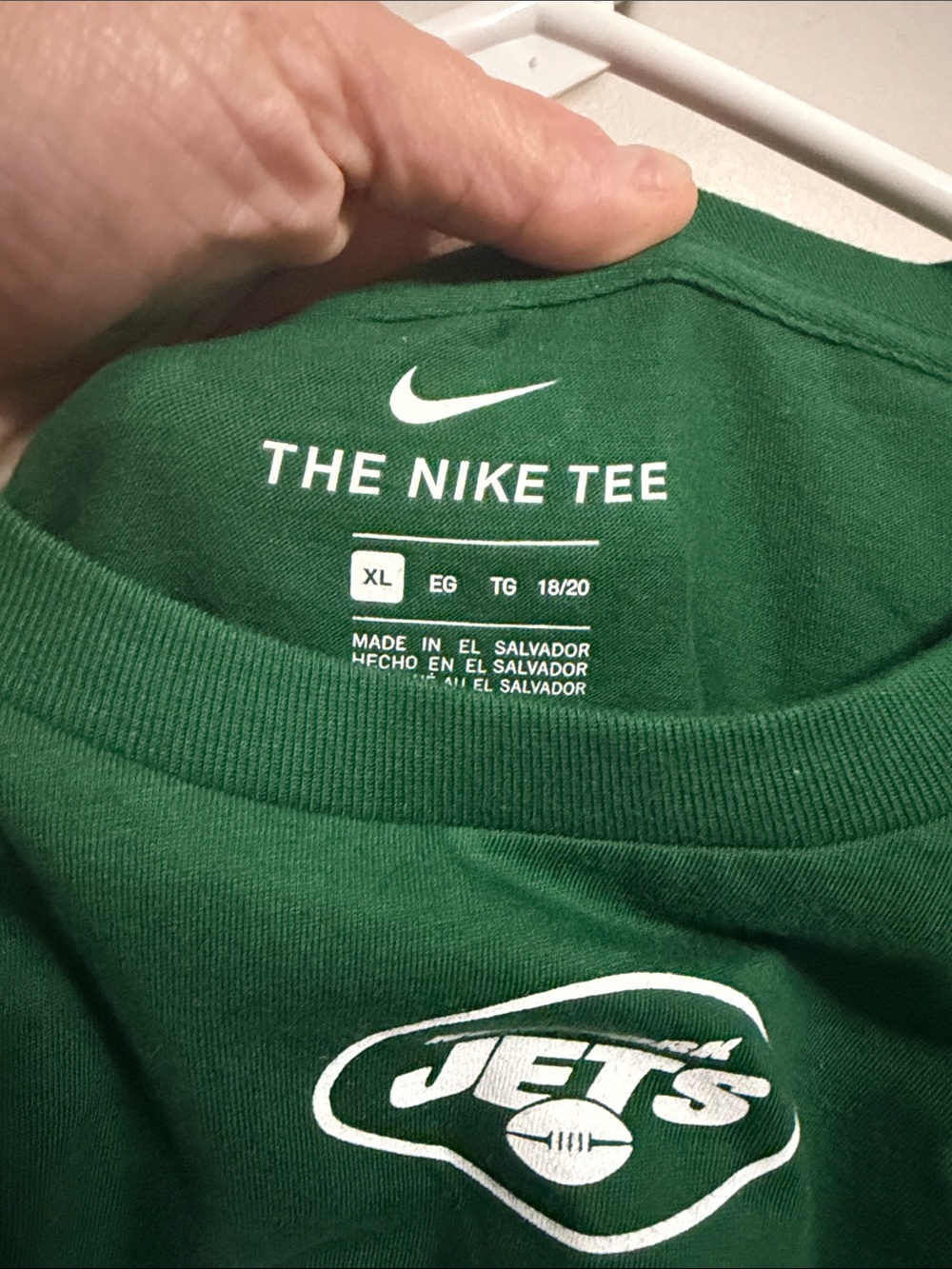 Nike New York Jets #8 Tee Aaron Rodgers green Tshirt - Picture 2 of 3